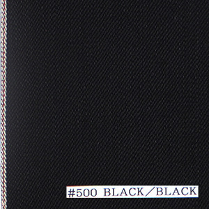 Selvedge Stretch Black/Black Denim 12oz