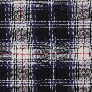 Cotton YD Seering Heringbone Plaid